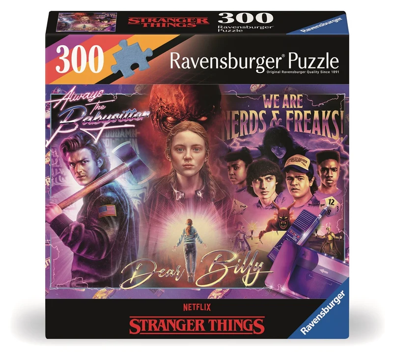 Ravensburger - Puzzle Stranger Things "Dear Billy" 300 pz 27x39 cm