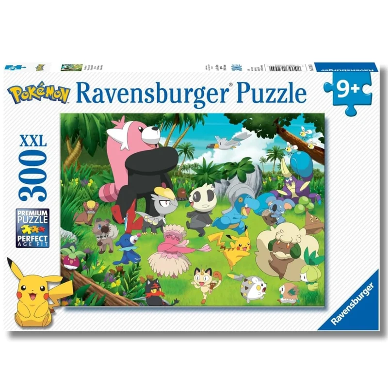 Ravensburger - Puzzle 300 Pezzi Pokemon XXL 49x36 cm