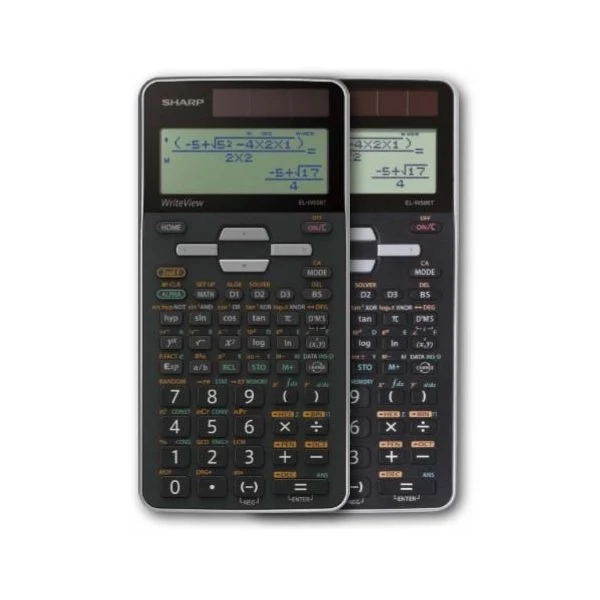 Sharp el-w506tbsl calcolatrice desktop calcolatrice scientifica nero - ELW506TBSL