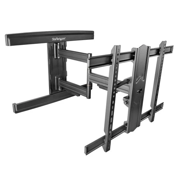 Startech.com supporto per tv a parete per display con montaggio vesa fino a 80 pollici (50 kg) - staffa universale per montaggio a parete tv a basso profilo full motion - braccio articolato inclinabile/girevole regolabile - FPWARTS1