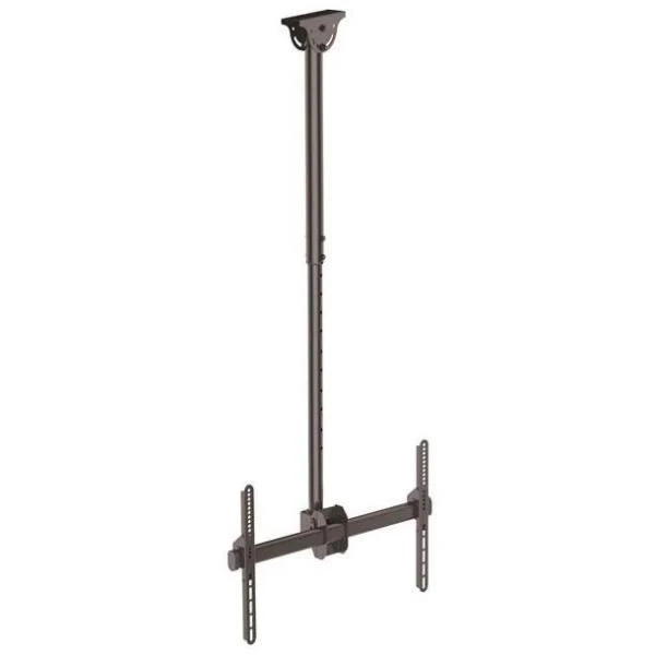 Startech.com supporto a soffitto per tv - staffa per tv con asta telescopica regolabile - inclinabile / girevole - staffa vesa universale per schermo singolo da 32" a 75" - FLATPNLCEIL