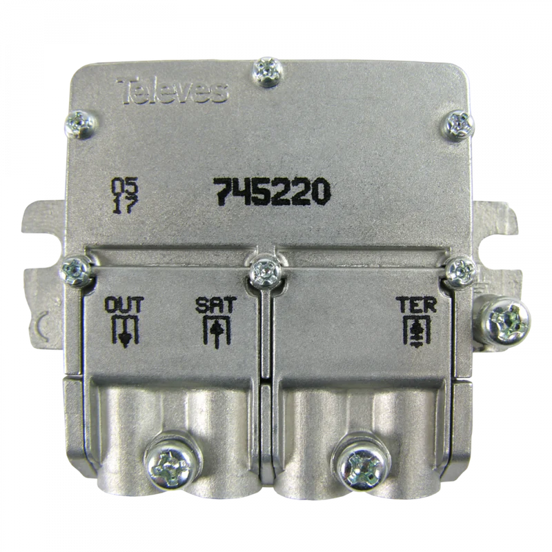 Mini-Miscelatore Segnale Terrestre e Satellite Televes – 745220