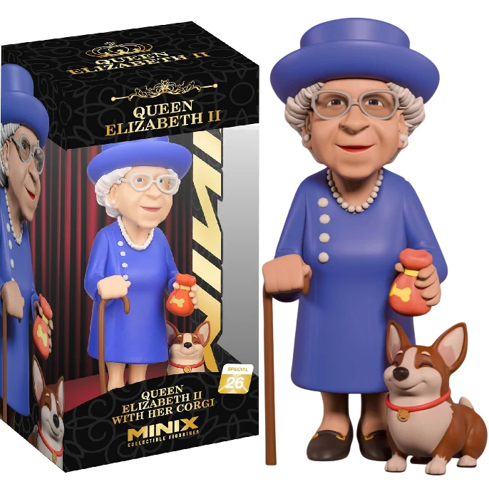 Minix: Queen Elizabeth II With Her Corgi (Special 26) Figure PVC 12cm