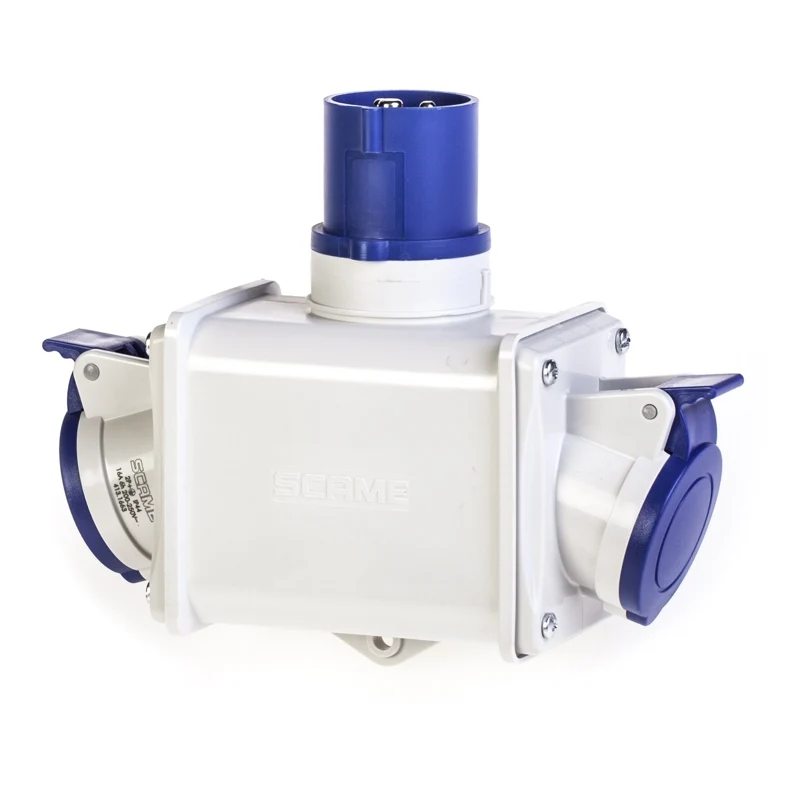 Adattatore Multiplo Scame IP44 16A 230V
