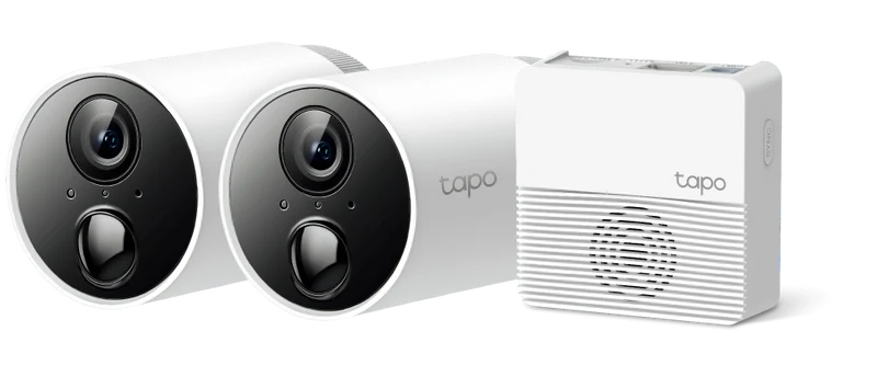 Kit Telecamere Smart C400 wire-free wi-fi a batt +hub Tapo