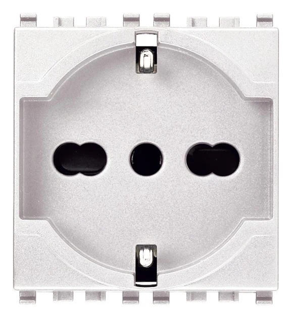 Presa Universale Vimar Eikon Sicury 2P+T 16A P40 2 Moduli