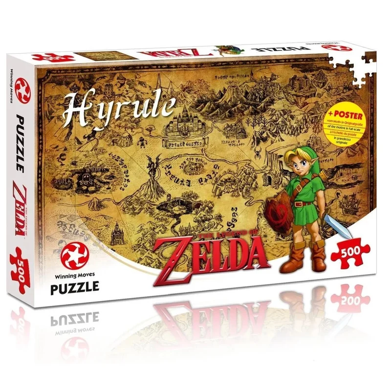 Winning Moves - Puzzle The Legend of Zelda Hyrule Field - Puzzle 500 Pezzi