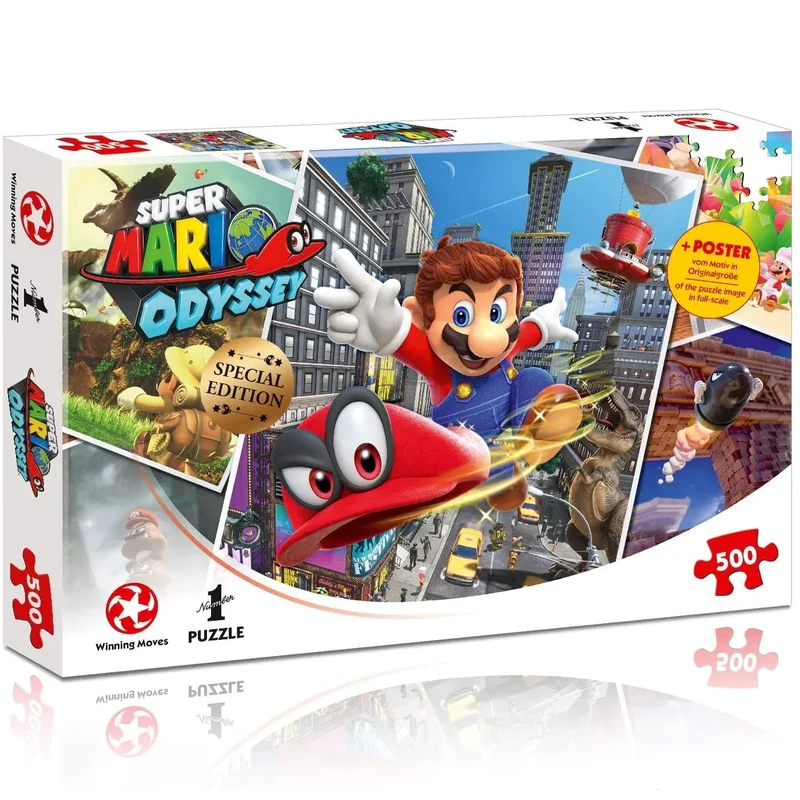 Winning Moves - Puzzle Super Mario Odyssey - Puzzle 500 pezzi