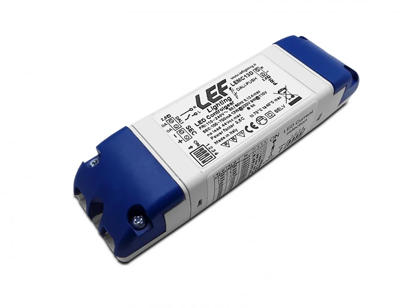 Alimentatore LED Multicorrente Dimmerabile Push/DALI LEF 100-700mA IP20 – LEMC13D
