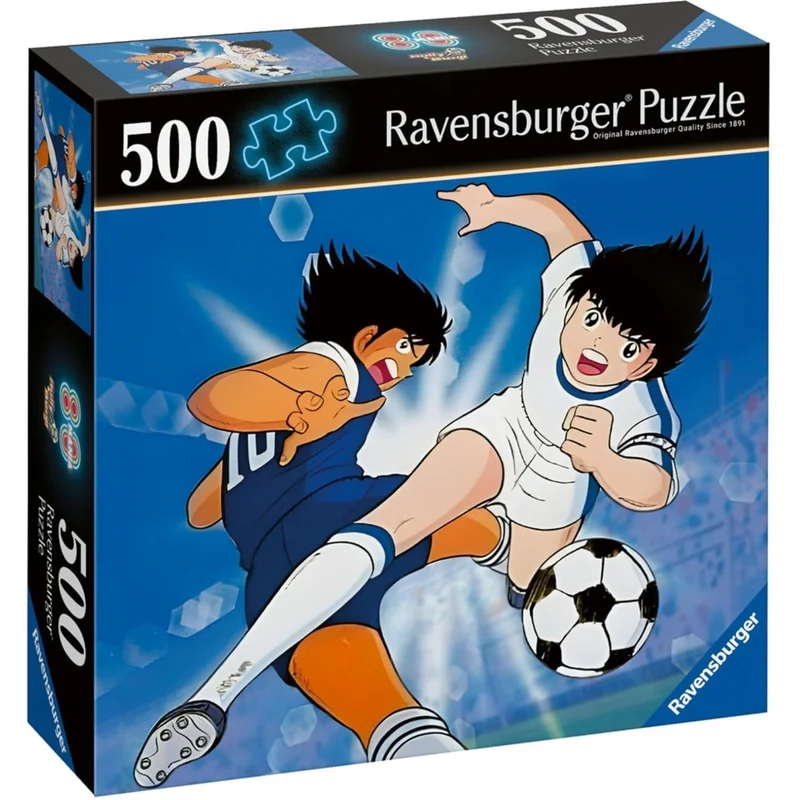 Ravensburger - Puzzle 500 Pezzi Holly e Benji - Puzzle Manga + Poster Incluso