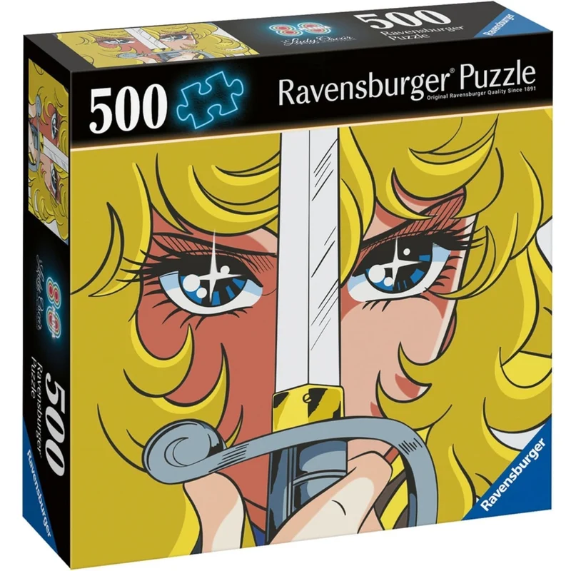 Ravensburger - Puzzle 500 Pezzi Lady Oscar - Puzzle Manga con Poster Incluso