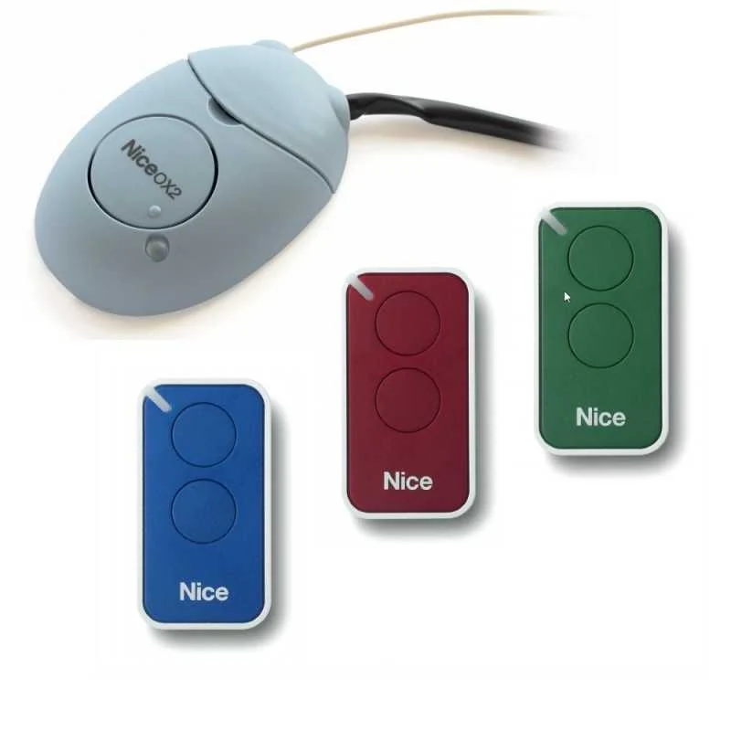 Kit Nice 3 Telecomandi Inti a 2 Canali e Ricevente OX2 – INTIKIT