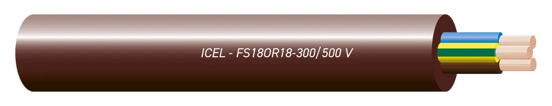 Cavo Multipolare Icel FS18OR18 Antifiamma Isolato in PVC S18
