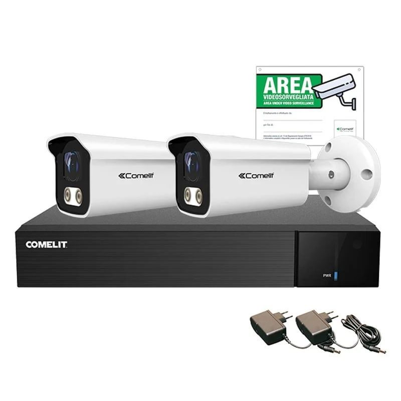 Kit Videosorveglianza AHD 5MP 4 Canali Comelit – AHKIT004N05A