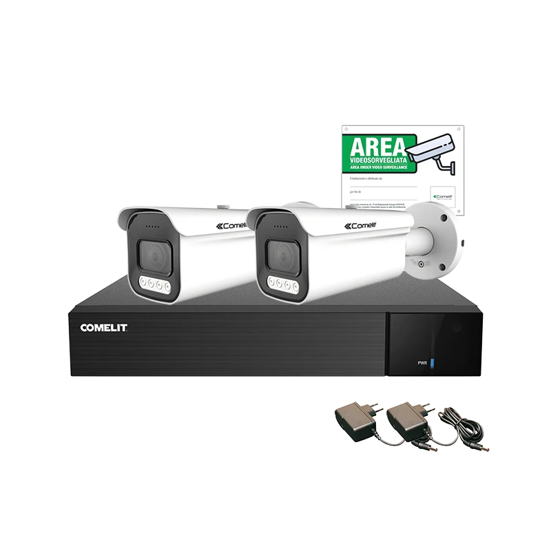 Kit Videosorveglianza AHD 5MP 8 Canali Comelit – AHKIT008N05A