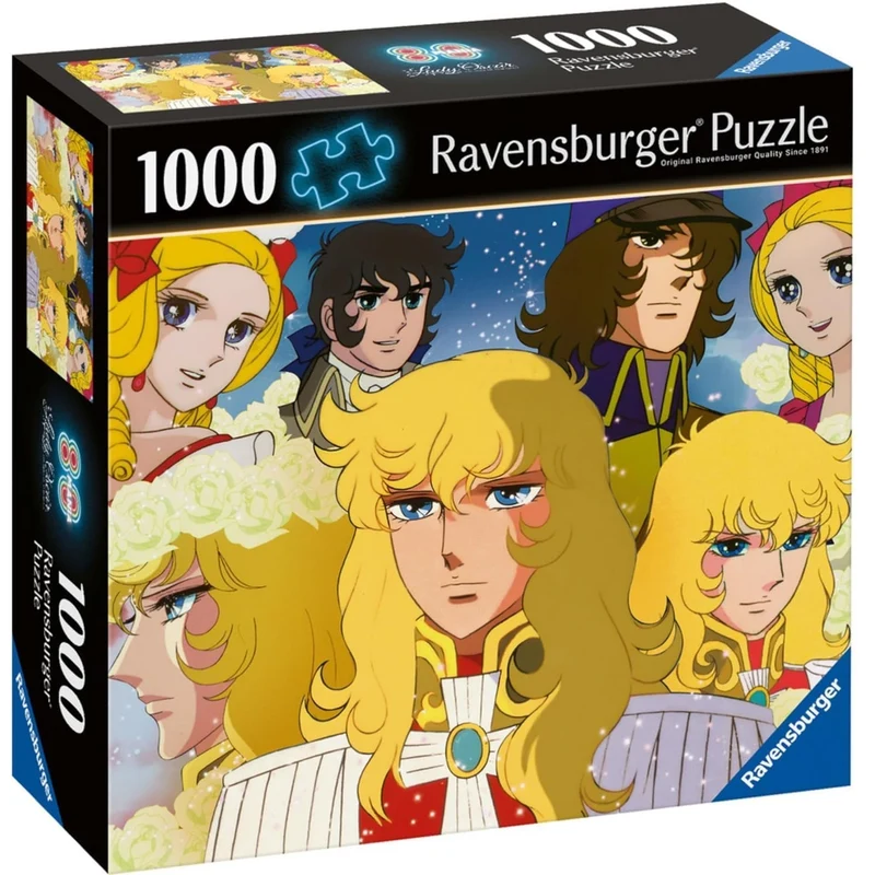 Ravensburger - Puzzle 1000 Pezzi Lady Oscar - Puzzle Manga + Poster Incluso
