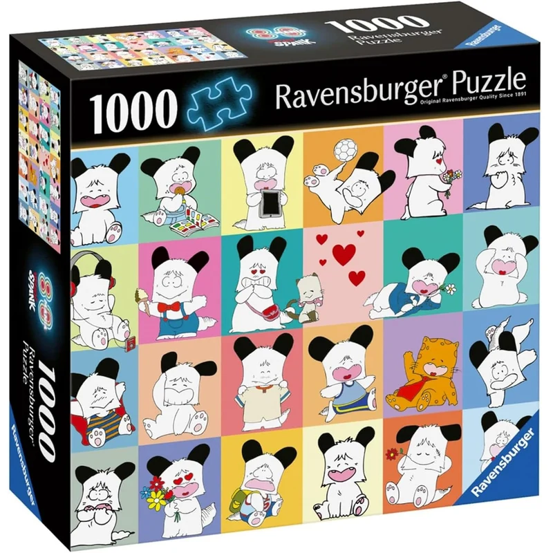 Ravensburger - Puzzle 1000 Pezzi Hello Spank - Puzzle Manga + Poster Incluso