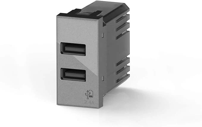 Presa USB 4Box 2,4A Compatibile con BTicino Axolute Tech – 4B.HC.USB.24