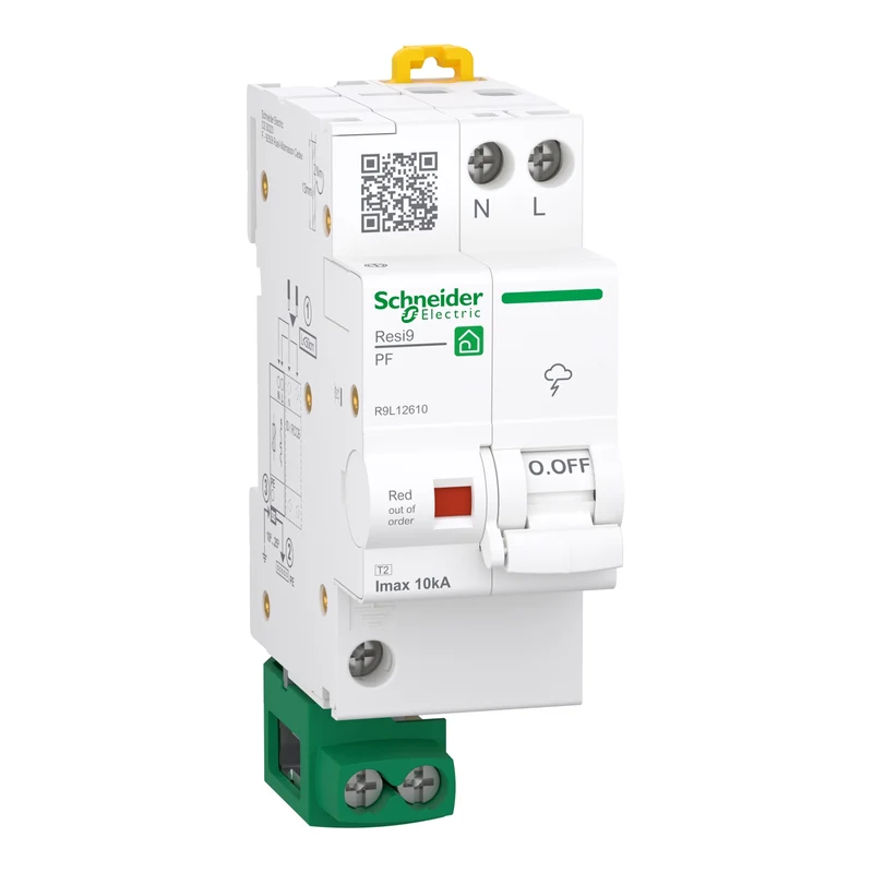 Limitatore di Sovratensione Schneider QuickPF Resi9 T2 1P+N 10kA – R9L12610