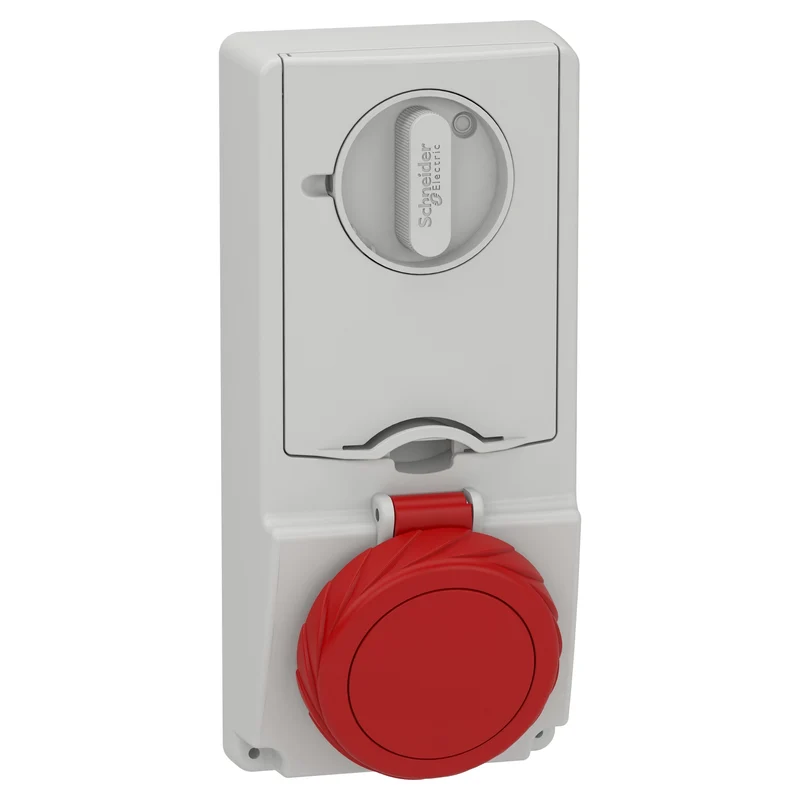 Presa da Incasso Interbloccata con Fusibile Schneider Unika IP65 16A 380V 3P+T – 82185