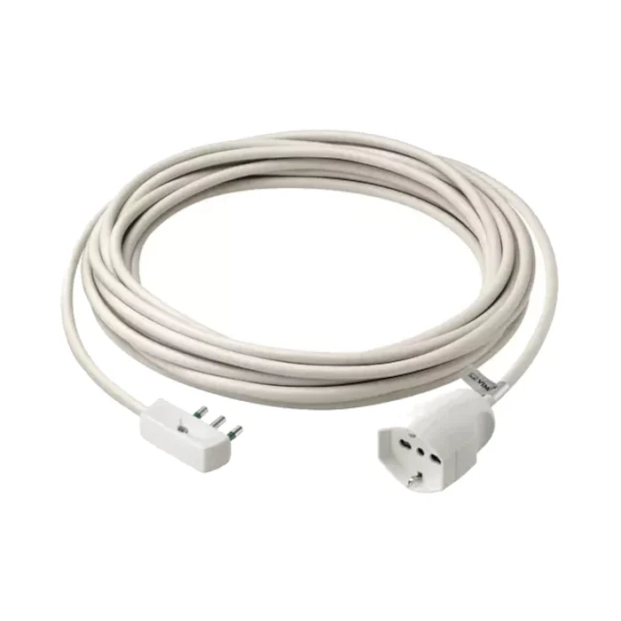 Prolunga 5m 3G1,5 SPA17 Universale Bianco