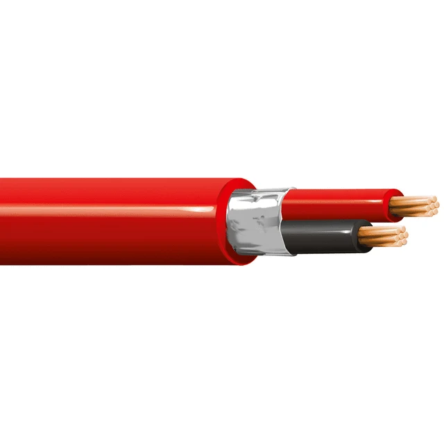 Cavo - 2X1.50 LSZH Rosso M.100 PH30 CCA-S1B,D1 - Vendita al Metro!