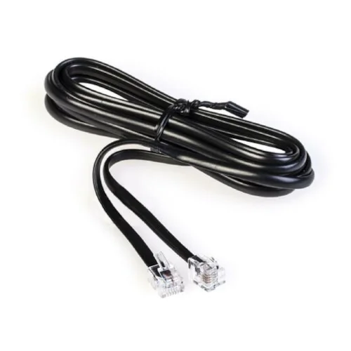 Scame Cordone Telefonico Plug-Plug Nero 2mt - 180.724