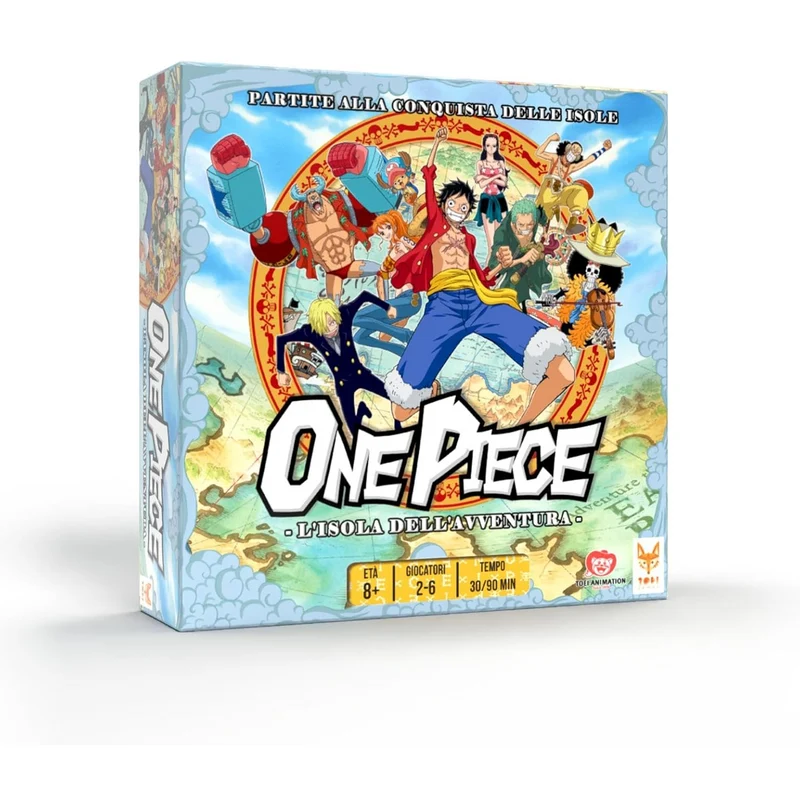 Toei Animation (One Piece: L'Isola Dell'Avventura) Gioco da Tavolo/Società Con Carte