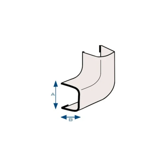 Curva Piana per Canalina 80X60 | 90X65 | 125X75