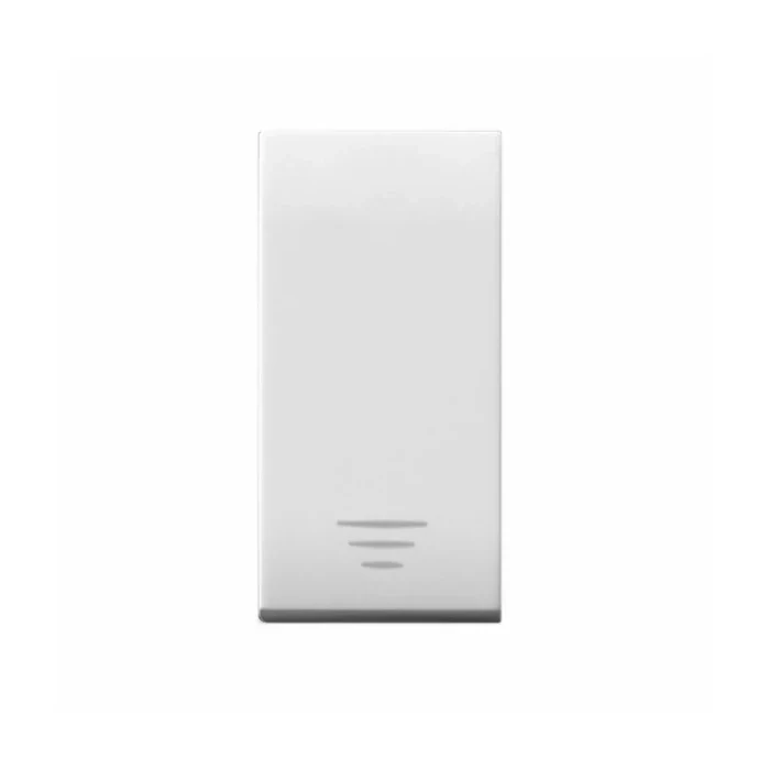 Pulsante con Gemma Illuminabile 1P NO 10A Ave Domus S44 – 441005