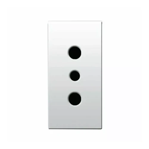Presa Standard Italiano, Domus S44 P11 2P+T 10A 250V - Finitura Lucida - 1 Mod. - 441006TS