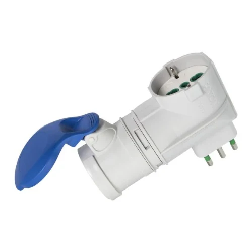 Adattatore da S17 a 1P40+1 Presa CEE 230V Duplex