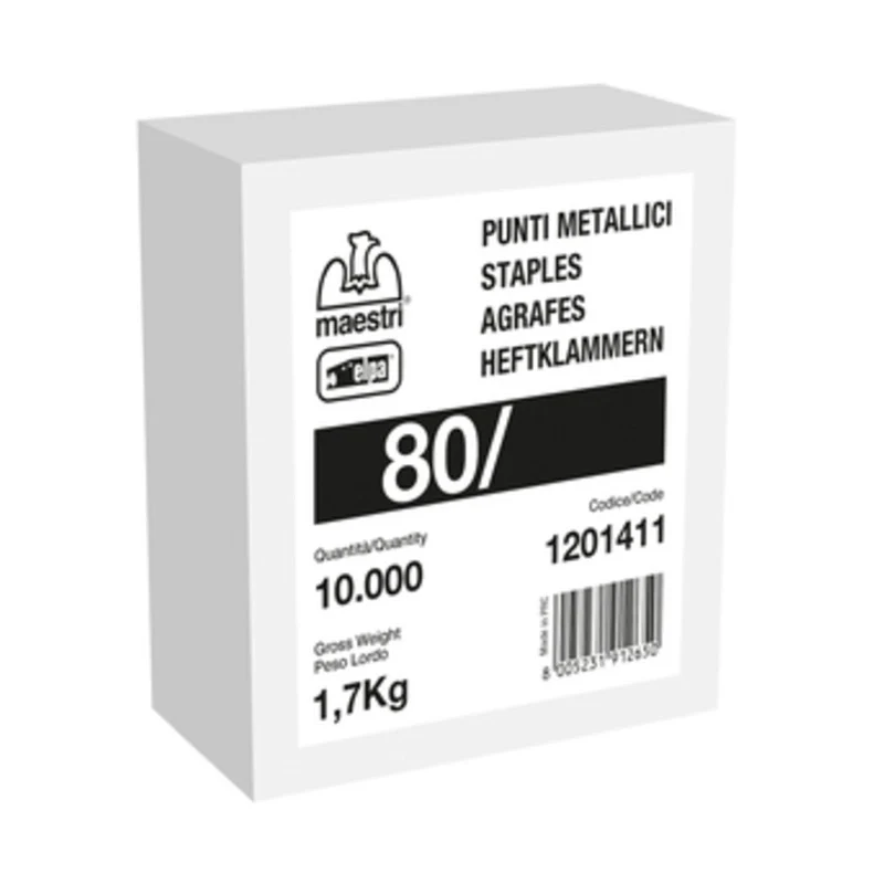 MAESTRI PUNTI SPILLATRICE 80/10 10000 PZ GALVA