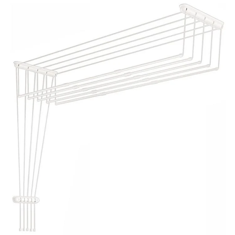 Stendibiancheria A Soffitto Stendino Porta Asciugamani Esterno/Interno - Bianco