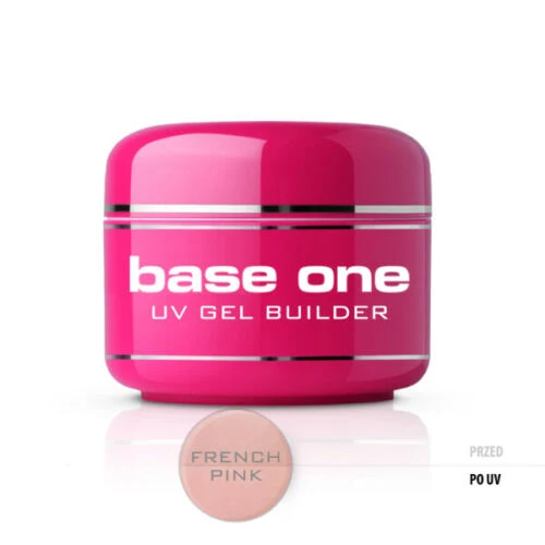 Silcare Gel Costruttore Base One French Pink Denso Rosa Lattigginoso Unghie 50Gr