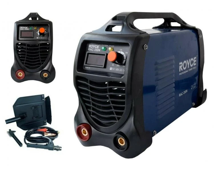 Saldatrice Elettrica Royce Inverter Arco Regolabile 350A + Accessori Rac-350N