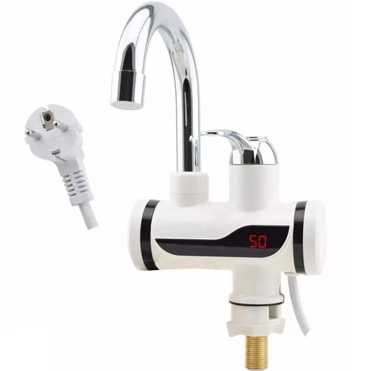 Rubinetto Elettrico Instantaneo Caldaia Acqua Calda Canna Alta Con Display J01