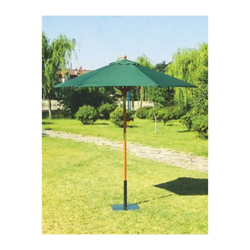 Ombrellone in Legno Tondo Palo 38 Ø 250 cm Verde