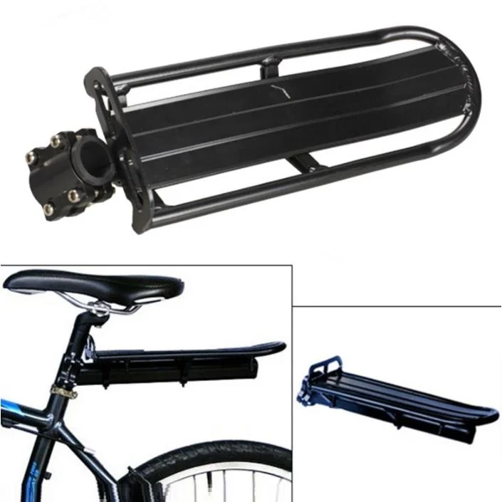 Portapacchi Posteriore In Alluminio Per Bici Bicicletta Bike Mtb Cestino Xc-2550