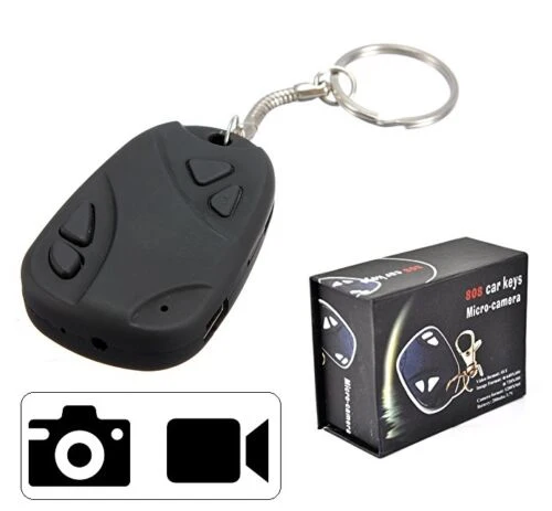 Portachiavi Spia Videocamera Telecomando Spy Cam Microcamera Microspia Nascosta