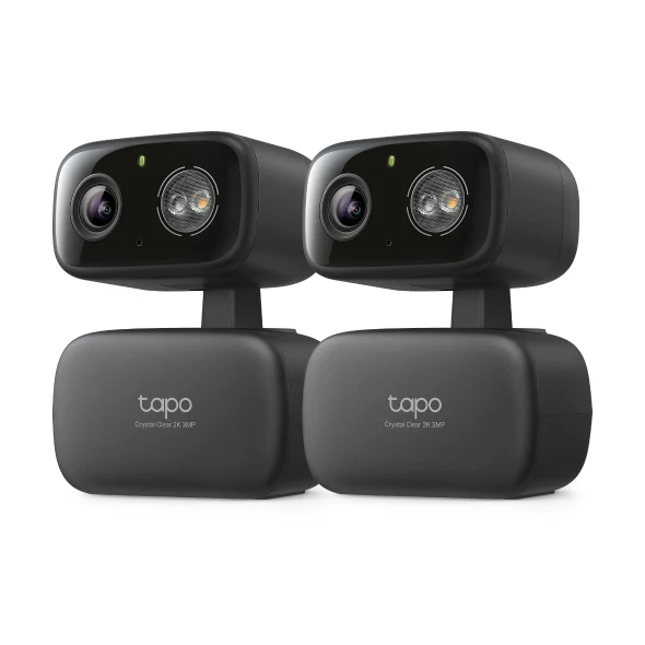 2K Pan/Tilt Indoor/Outdoor Security Camera HybridCam 360, Tapo C217(2-Pack)