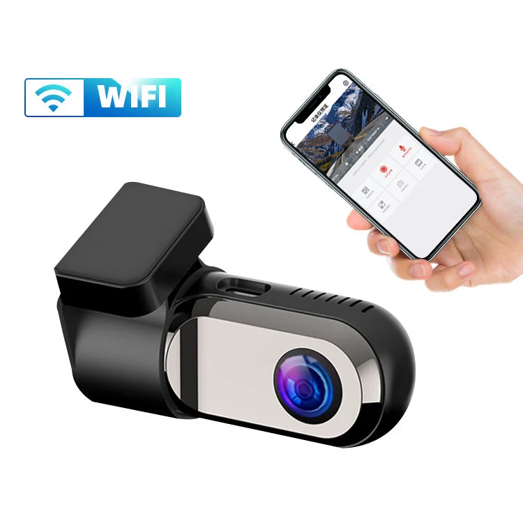 (V1Pro)Dash Cam Auto mini Full HD 1080P – Videocamera Auto Grandangolare 120° con Visione Notturna, Monitoraggio Parcheggio 24h, Sensore G, Registrazione in Loop – Senza Schermo visione su cellulare V1PRO