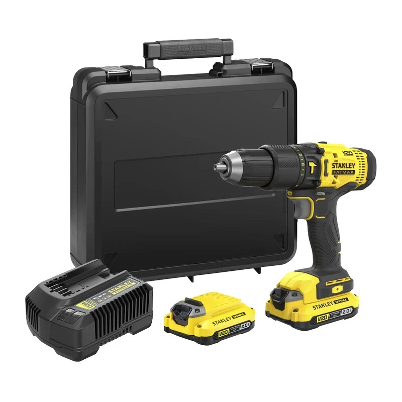 Trapano SFMCD711D22 18VP 2,0AH con 2 Batt Fatmax