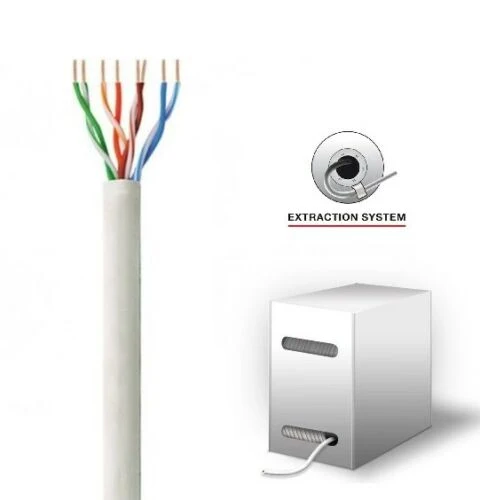 Matassa Cavo Di Rete Lan Ethernet 100M M Mt Metri Cat 5E Utp Rj45 Router Adsl