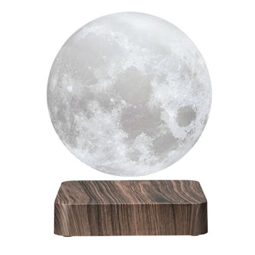 Luna Gravitazionale Levitante Lampada 3D Led Fluttuante Magnetica Design Arredo