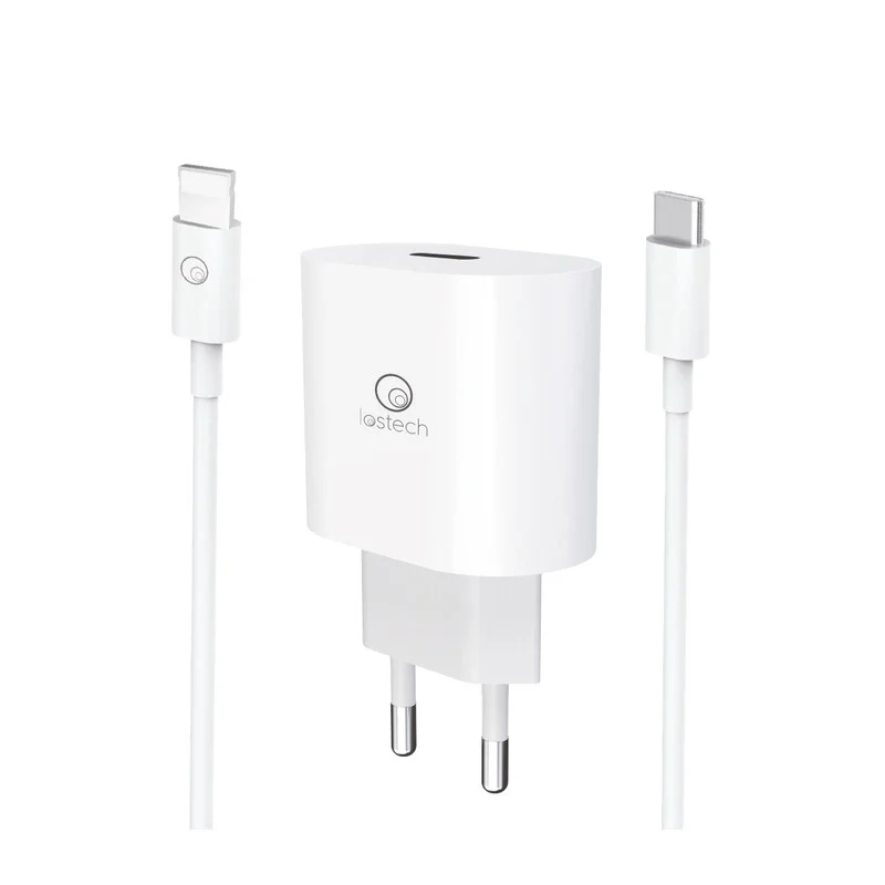Caricatore Super Rapido con Cavo da USB C a Lighting 120 cm