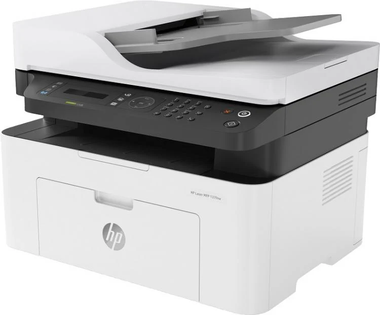 Hp Stampante Multifunzione 137Fnw - Laser B/N Wifi+Lan+Fax 21 A4 Ppm 4Zb84A