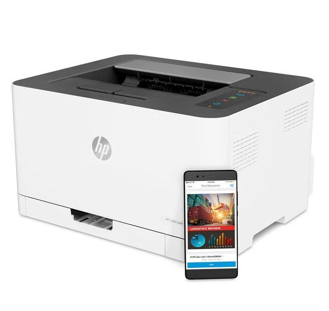 Hp Stampante Color Laser Wifi Led A4 A Colori Smartphone Ethernet 4Zb95A Pc