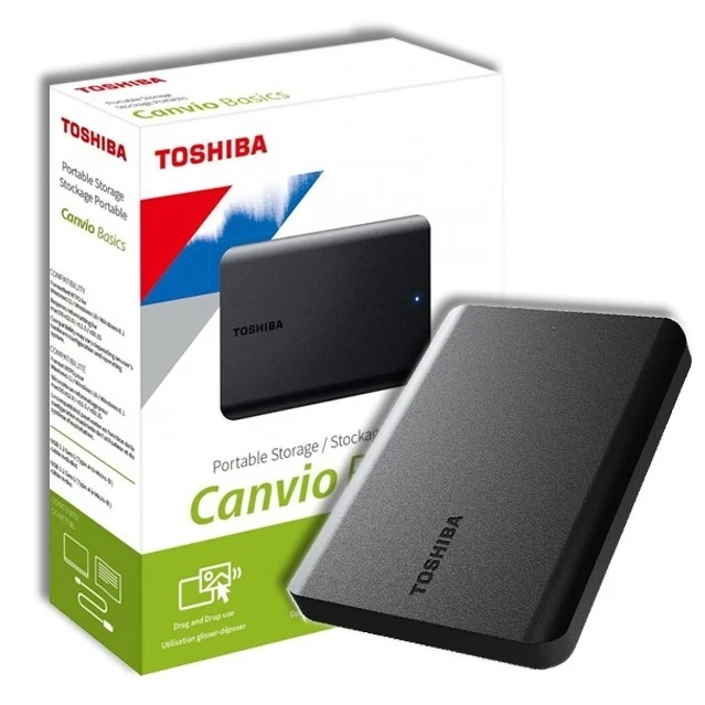 Toshiba Canvio Basic Hard Disk Esterno Hdd Ext 2.5" (4 Tb) Usb 3.0 PC/PS4/PS5