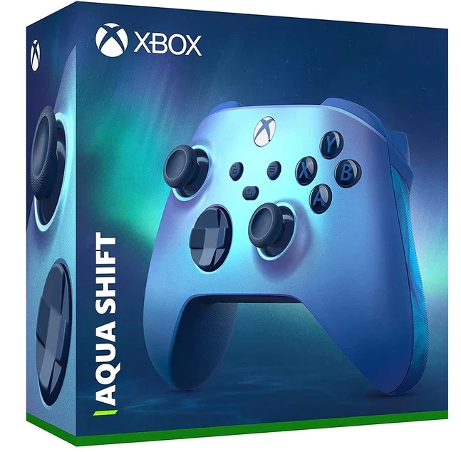 CONTROLLER XBOX SERIE X/S WIRELESS ACQUA SHIFT EDITION PAD XBOX ONE CELESTE BLUE